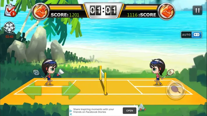 Badminton android App screenshot 1